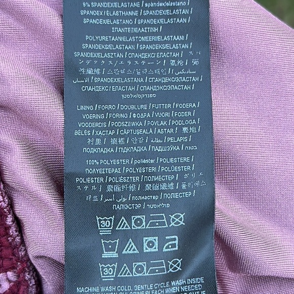 Guess Women’s Velvet Wrap Jumpsuit Burgundy Size S - Picture 14 of 14